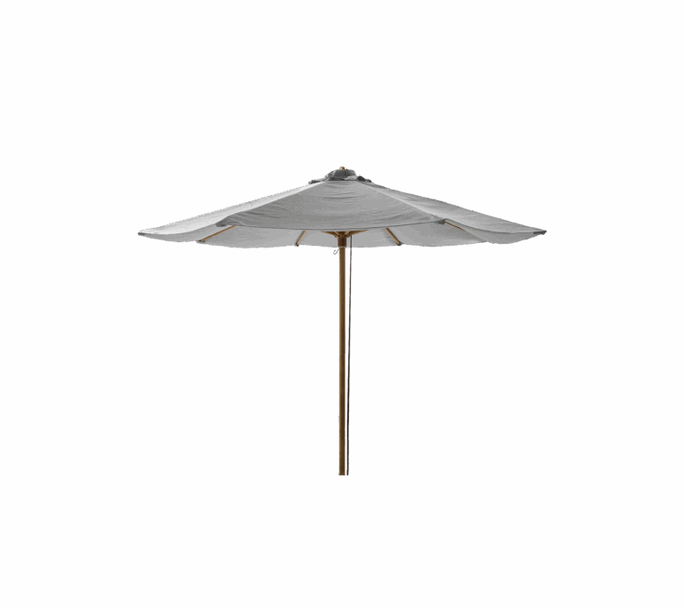 Grand Parasol De Jardin Rond 3m Avec Mecanisme A Poulie Robuste 1