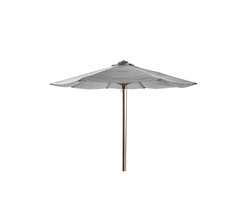 Grand Parasol De Jardin Rond 3m Avec Mecanisme A Poulie Robuste 1