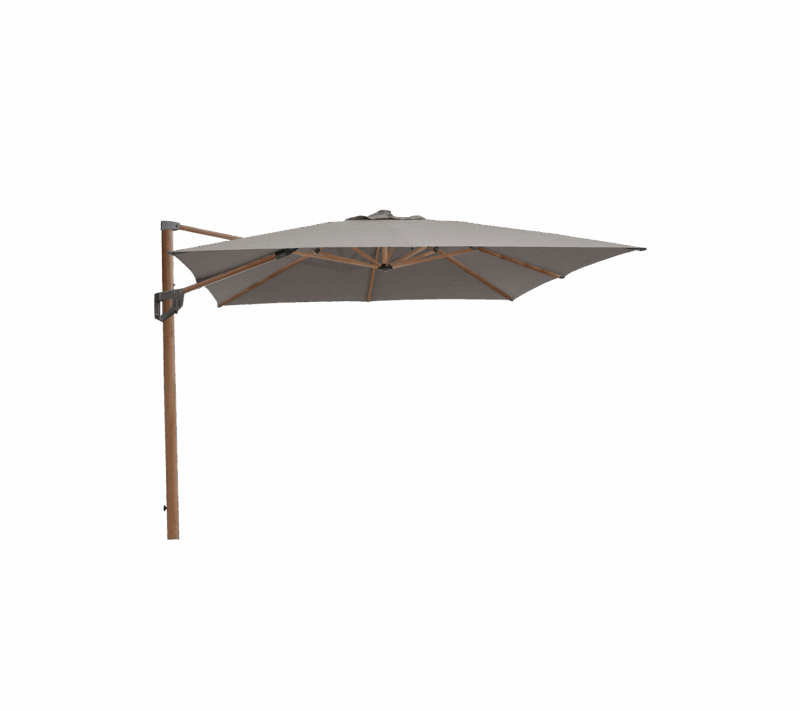 Grand Parasol Rectangulaire Deporte 3x4m Protection Solaire Optimale Pour Terrasse Et Jardin 4