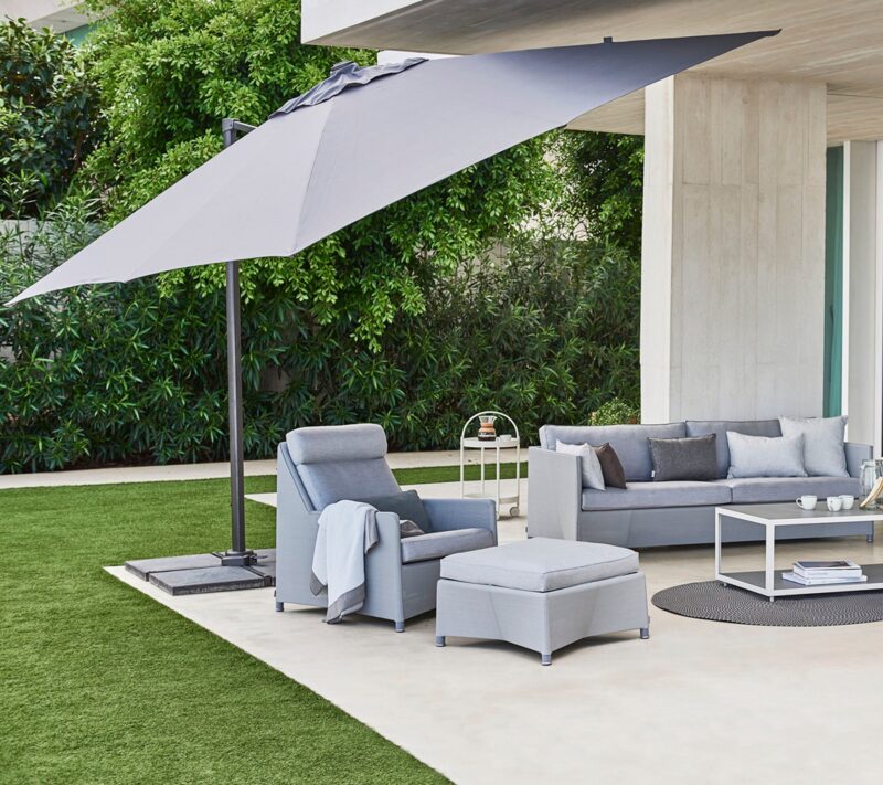 Parasol Carre Inclinable 3x3m Haut De Gamme Pour Jardin Et Terrasse 4