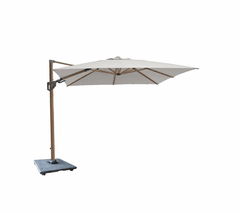 Parasol Carre Inclinable 3x3m Haut De Gamme Pour Jardin Et Terrasse 7