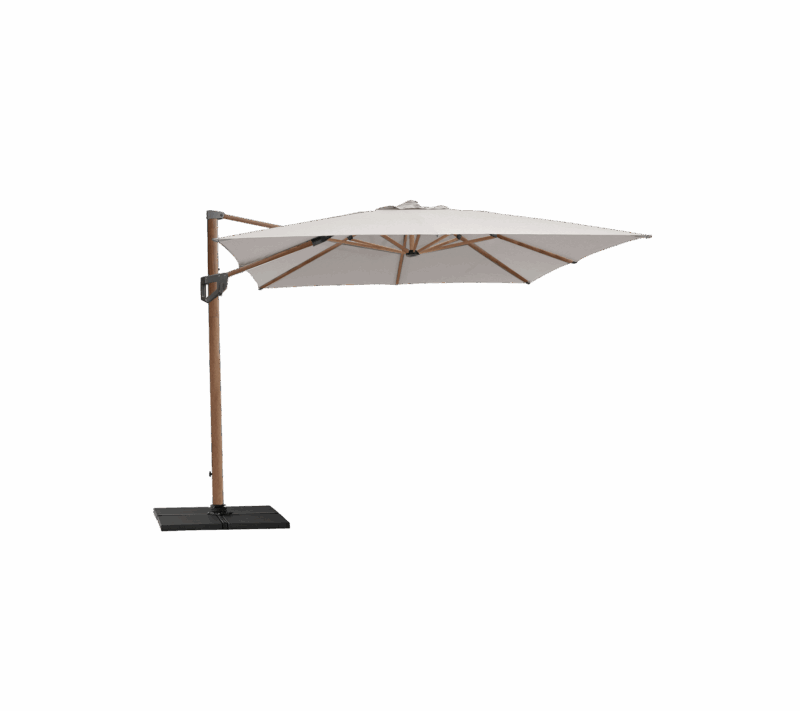 Parasol Carre Inclinable 3x3m Haut De Gamme Pour Jardin Et Terrasse