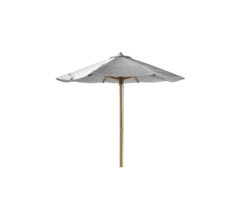Parasol Jardin Rond 24m Avec Systeme De Poulie Facile A Ouvrir 1